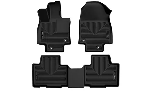 Коврики первого и второго ряда WeatherBeater для Lexus TX350 (2024), Toyota Grand Highlander (2024–2026) Husky Liners — фото 1