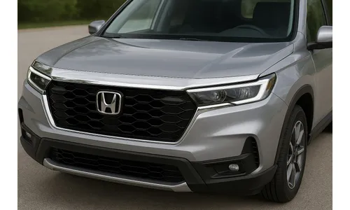 Дефлектор капота Aeroskin для Honda Pilot (2023–2026), хром Husky Liners — фото 1
