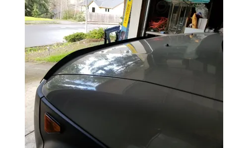 Дефлектор капота Hood Shield для Honda Element (2003–2008), высокий профиль, тёмно-дымчатый Husky Liners — фото 7
