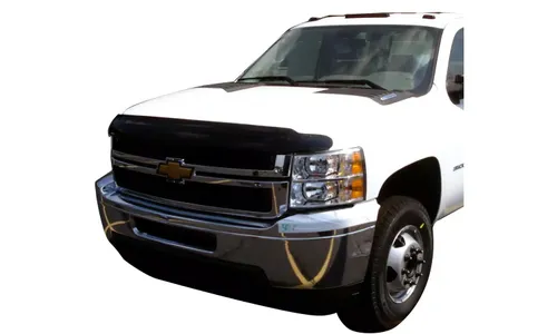 Дефлектор капота Hood Shield для Chevrolet Silverado 2500/3500 (2011–2014), высокий профиль, тёмно-дымчатый Husky Liners — фото 3