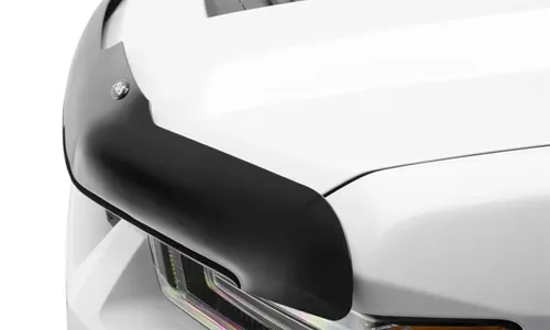 Дефлектор капота Hood Shield для GMC Sierra 2500/3500 (2020–2023), высокий профиль, тёмно-дымчатый Husky Liners — фото 2