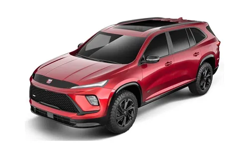 Дефлектор капота Aeroskin для Buick Enclave (2025–2026), тёмно-дымчатый Husky Liners — фото 1