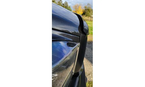 Дефлектор капота Hood Shield для Ram 1500 (2006–2008), 2500/3500 (2006–2009), высокий профиль, тёмно-дымчатый Husky Liners — фото 4