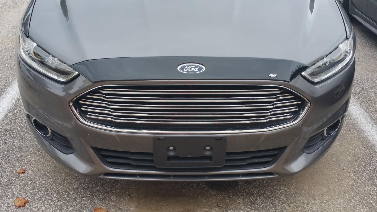 Дефлектор капота Aeroskin для Ford Fusion (2013–2016), тёмно-дымчатый Husky Liners — фото 3