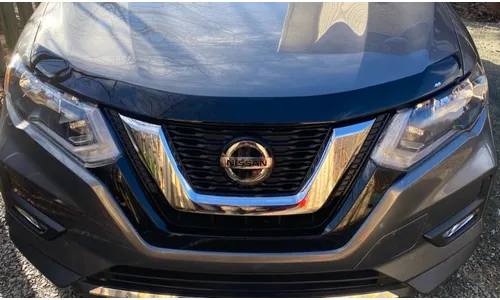 Дефлектор капота Aeroskin для Nissan Rogue (2014–2020), тёмно-дымчатый Husky Liners — фото 1