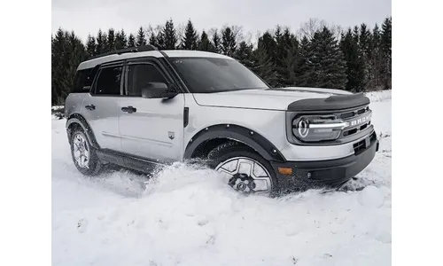 Дефлектор капота Aeroskin II для Ford Bronco Sport, текстурированный чёрный Husky Liners — фото 3
