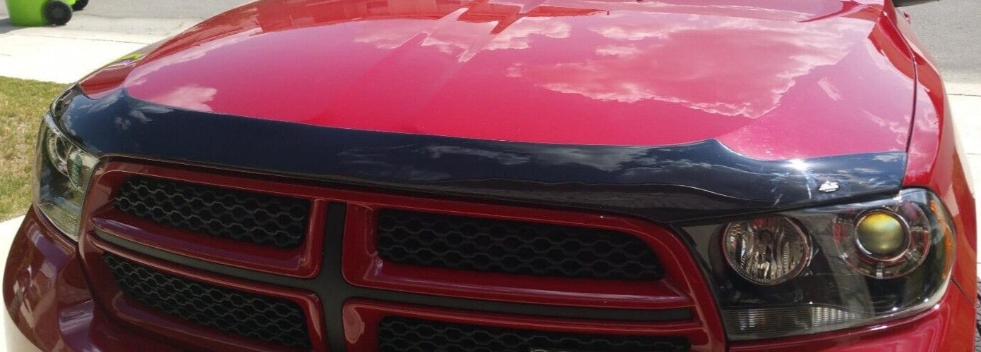 Дефлектор капота Aeroskin для Dodge Durango (2011–2026), тёмно-дымчатый Husky Liners — фото 5