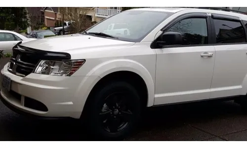 Дефлектор капота Hood Shield для Dodge Journey (2009–2020), высокий профиль, тёмно-дымчатый Husky Liners — фото 4