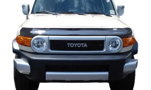 Дефлектор капота Hood Shield для Toyota FJ Cruiser (2007–2014), высокий профиль, тёмно-дымчатый Husky Liners — фото 3