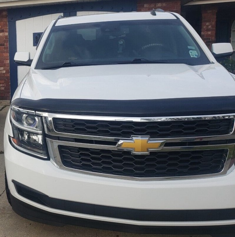 Дефлектор капота Hood Shield для Chevrolet Suburban (2015–2020), Tahoe, высокий профиль, тёмно-дымчатый Husky Liners — фото 6