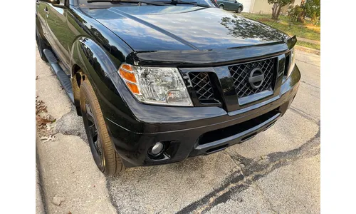 Дефлектор капота Hood Shield для Nissan Pathfinder (2005–2007), Frontier (2005–2021), высокий профиль, тёмно-дымчатый Husky Liners — фото 4