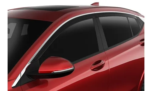 Дефлекторы боковых окон Low Profile Ventvisor для Buick Envista (2024–2026), дымчатые с хромированной окантовкой Husky Liners — фото 1