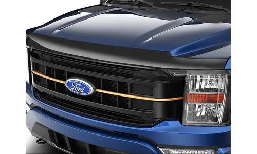 Дефлектор капота Aeroskin для Ford F-150 (2021–2026), тёмно-дымчатый Husky Liners — фото 1