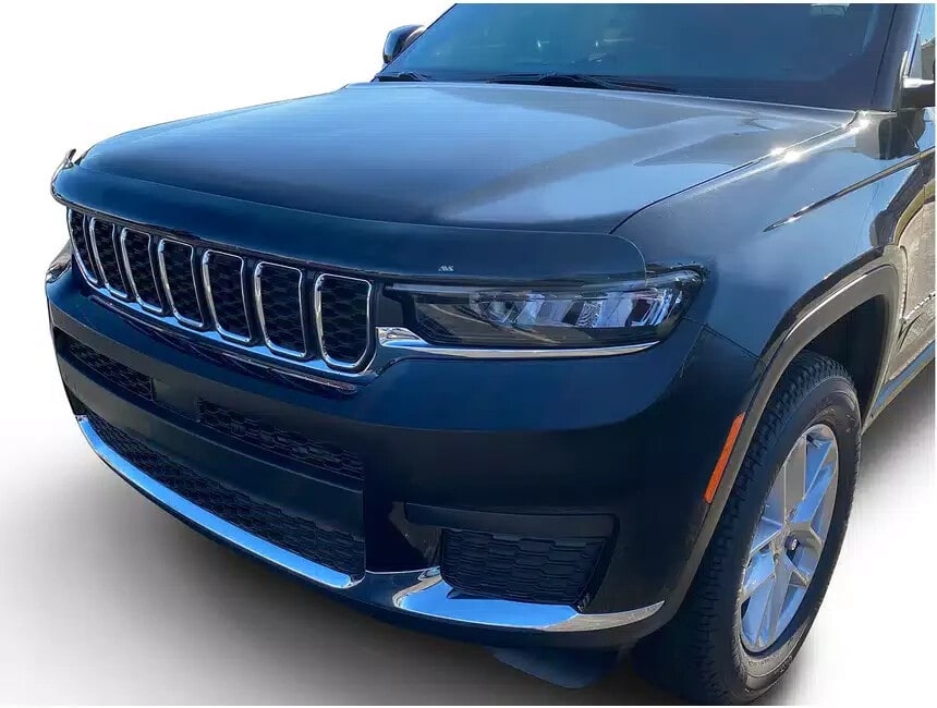 Дефлектор капота Hood Shield для Jeep Grand Cherokee L (2021–2025), Grand Cherokee (2022–2025), высокий профиль, тёмно-дымчатый Husky Liners — фото 3