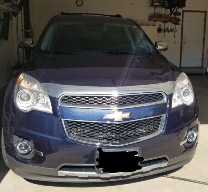 Дефлектор капота Aeroskin для Chevrolet Equinox (2010–2017), хром Husky Liners — фото 3