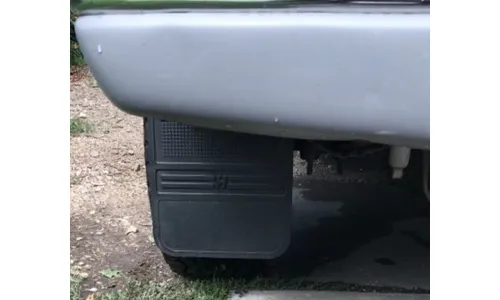 Брызговики задние MudDog, без утяжелителей, текстурированные чёрные Husky Liners — фото 4