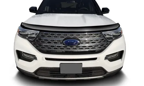 Дефлектор капота Hood Shield для Ford Explorer VI, высокий профиль, тёмно-дымчатый Husky Liners — фото 2