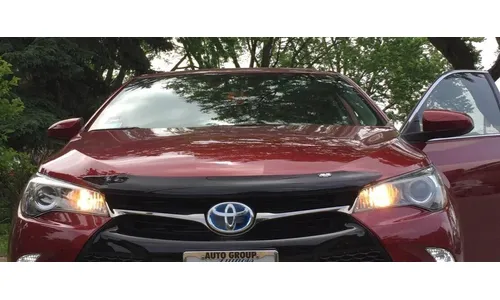 Дефлектор капота Hood Shield для Toyota Camry (2015–2017), средний профиль, тёмно-дымчатый Husky Liners — фото 5