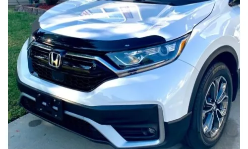 Дефлектор капота Aeroskin для Honda CR-V (2017–2022), тёмно-дымчатый Husky Liners — фото 2