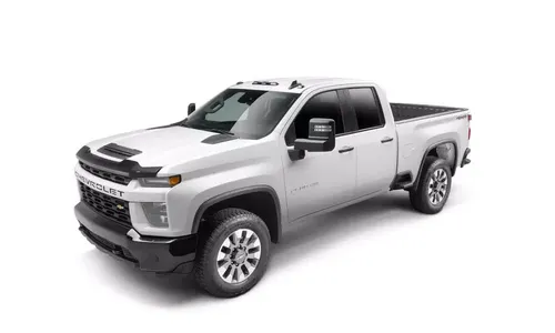 Дефлектор капота Aeroskin для Chevrolet Silverado 2500/3500 (2020–2026), матовый чёрный Husky Liners — фото 3