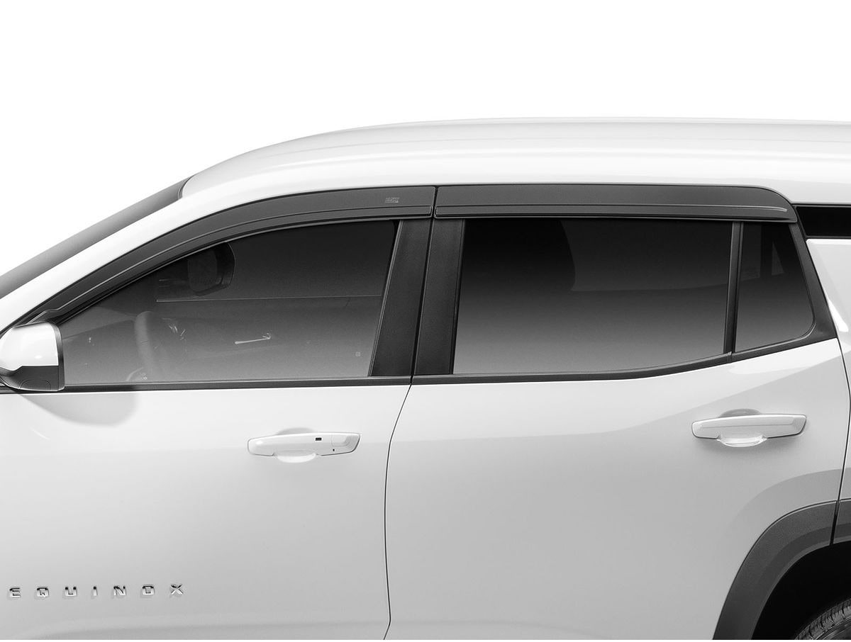 Дефлекторы боковых окон Low Profile Ventvisor для Chevrolet Equinox (2025–2026), тёмно-дымчатые Husky Liners — фото 4