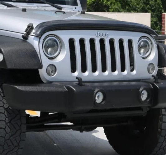 Дефлектор капота Hood Shield для Jeep Wrangler JK, высокий профиль, тёмно-дымчатый Husky Liners — фото 5