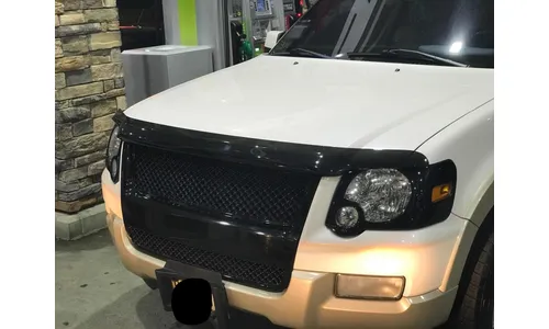 Дефлектор капота Hood Shield для Ford Explorer (2006–2010), Explorer Sport Trac (2007–2010), высокий профиль, тёмно-дымчатый Husky Liners — фото 3
