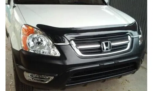 Дефлектор капота Hood Shield для Honda CR-V (2002–2006), высокий профиль, тёмно-дымчатый Husky Liners — фото 3