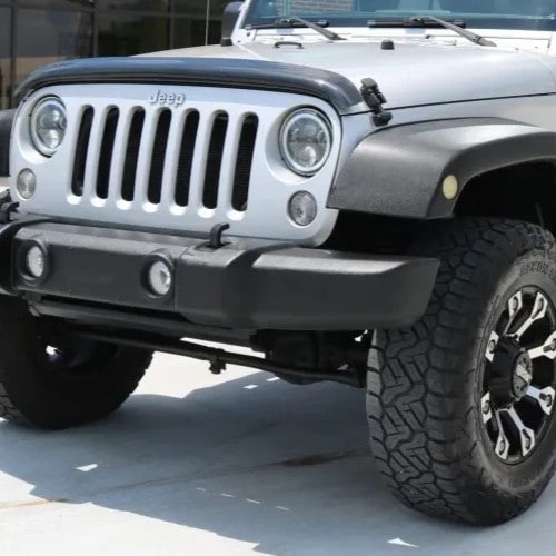Дефлектор капота Hood Shield для Jeep Wrangler JK, высокий профиль, тёмно-дымчатый Husky Liners — фото 6
