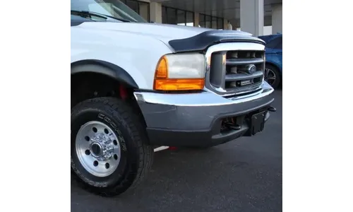 Дефлектор капота Hood Shield для Ford F-250/F-350/F-450 (1999–2007), F-550, высокий профиль, тёмно-дымчатый Husky Liners — фото 1