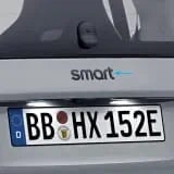 Черная эмблема smart для крышки багажника smart 453 — фото 2