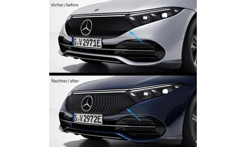 Решетка Star Pattern Mercedes-Benz EQS V297 — фото 2