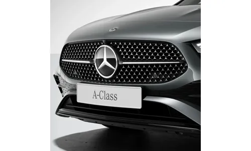 Комплект хромированных вставок Star Pattern для решетки Mercedes-Benz A-Класс W177/V177 рестайлинг, 4 шт. — фото 1