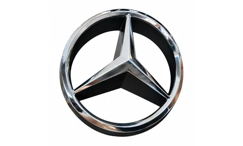 Эмблема-звезда решетки радиатора Mercedes-Benz SL R107 / SLC C107 Classic — фото 2