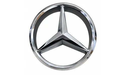 Эмблема-звезда решетки радиатора Mercedes-Benz SL R107 / SLC C107 Classic — фото 1