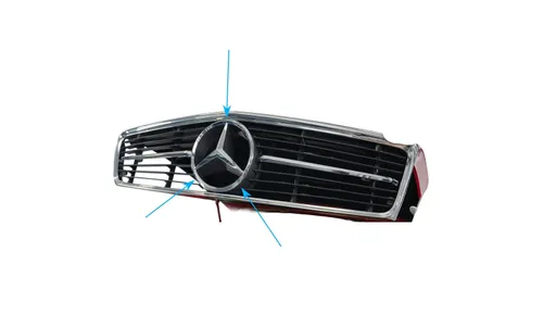 Эмблема-звезда решетки радиатора Mercedes-Benz SL R107 / SLC C107 Classic — фото 3