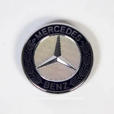 Эмблема на капот Mercedes-Benz, синий — фото 1