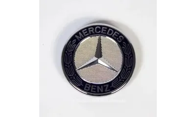 Эмблема на капот Mercedes-Benz, синий — фото 1