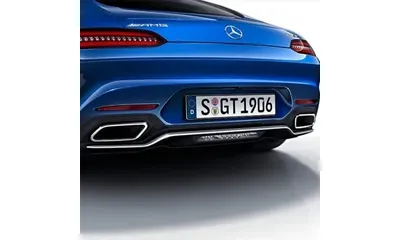 Хромированные насадки выхлопа для Mercedes-AMG GT C190 — фото 1