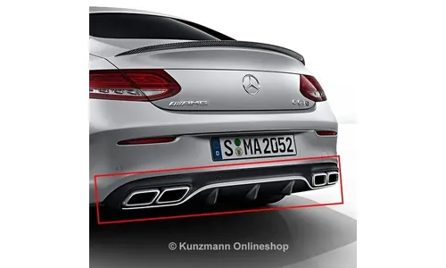 Задний диффузор C 63 S AMG для Mercedes-Benz C-Класса C205/A205 — фото 1