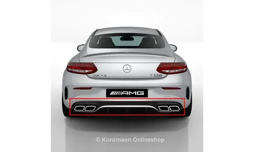 Задний диффузор C 63 S AMG для Mercedes-Benz C-Класса C205/A205 — фото 2