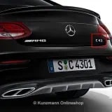 Эмблема C 43 Mercedes-Benz C W205, хромированная — фото 2