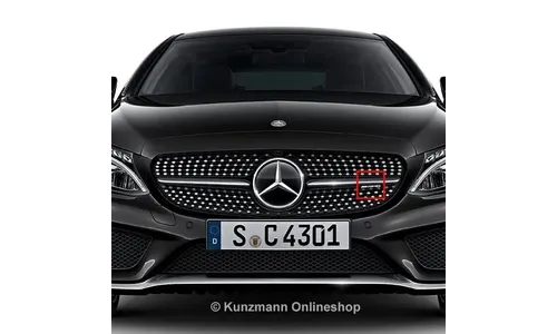 Шильдик AMG для ромбовидной решетки C 43/C 450 AMG Mercedes-Benz C-Класс 205 — фото 1