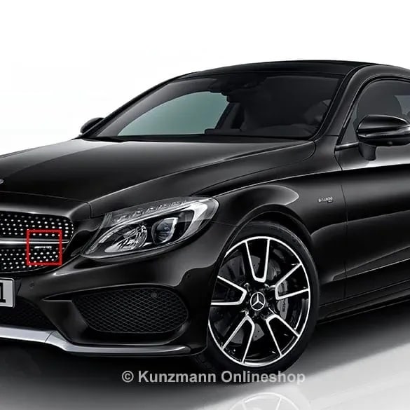 Шильдик AMG для ромбовидной решетки C 43/C 450 AMG Mercedes-Benz C-Класс 205 — фото 3