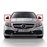 Комплект наклеек Edition 1 на корпуса зеркал Mercedes-Benz C 63 AMG W205 — фото 3