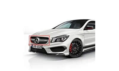 Комплект декоративных пленок Edition 1 на решетку радиатора Mercedes-Benz CLA C117, красный — фото 1