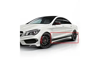 Боковые наклейки Edition 1 Mercedes-Benz CLA 45 AMG C117/X117, 2 шт. — фото 1