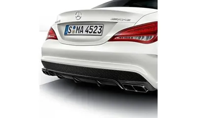 Задний диффузор CLA 45 AMG Night Package для Mercedes-Benz CLA C117/X117 — фото 1