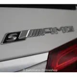 Шильдик S-model Mercedes-Benz E 63 AMG W212, хромированный на черном фоне — фото 3