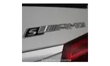 Шильдик S-model Mercedes-Benz E 63 AMG W212, хромированный на черном фоне — фото 3